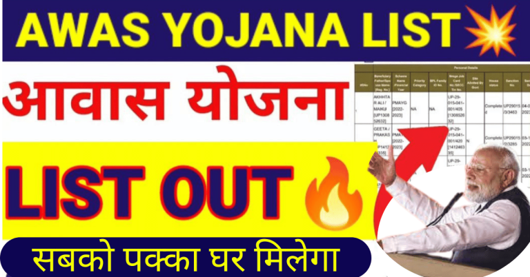 PM Awas Yojana List PDF Download
